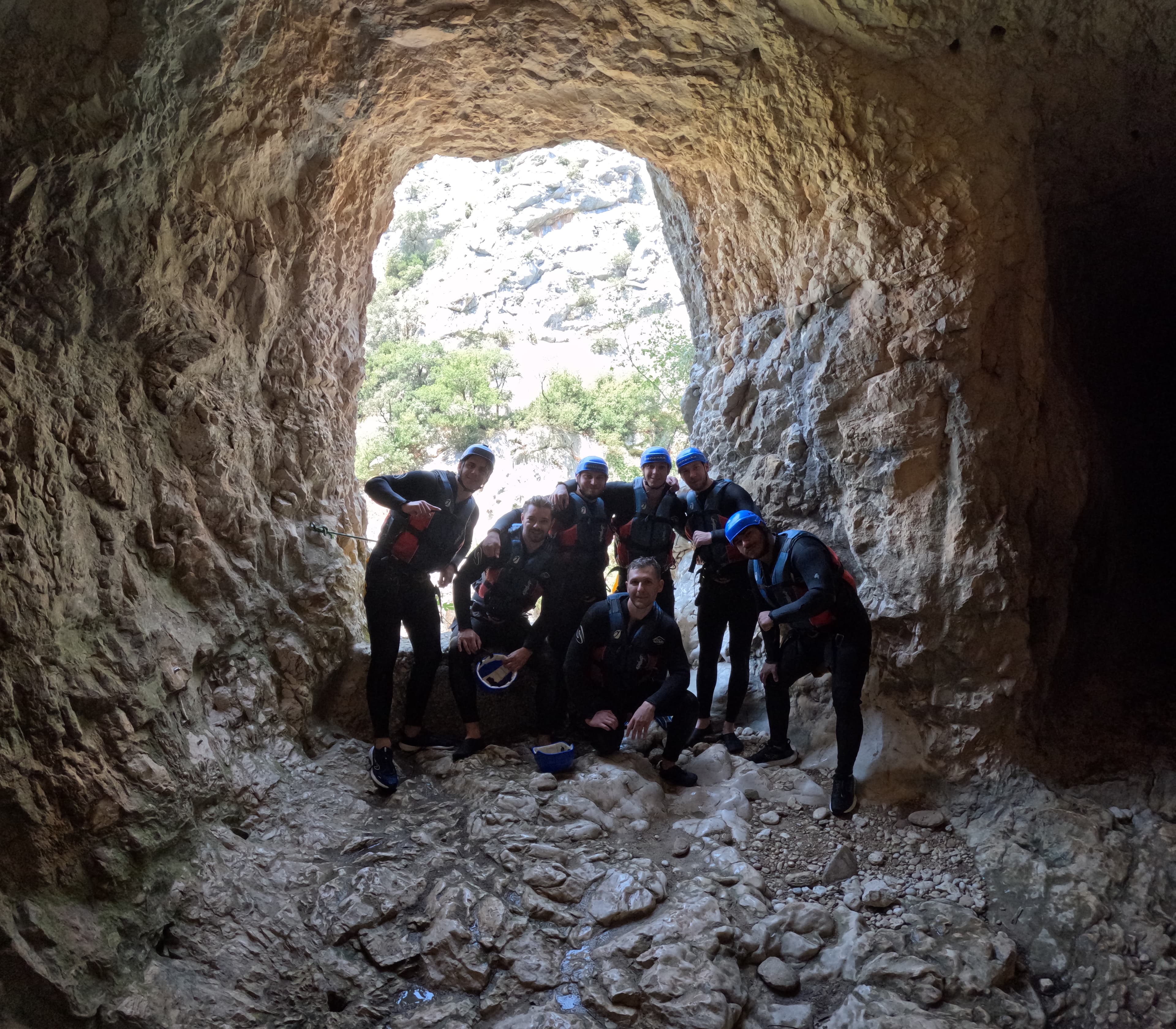 Canyoning in the Cetina canyon