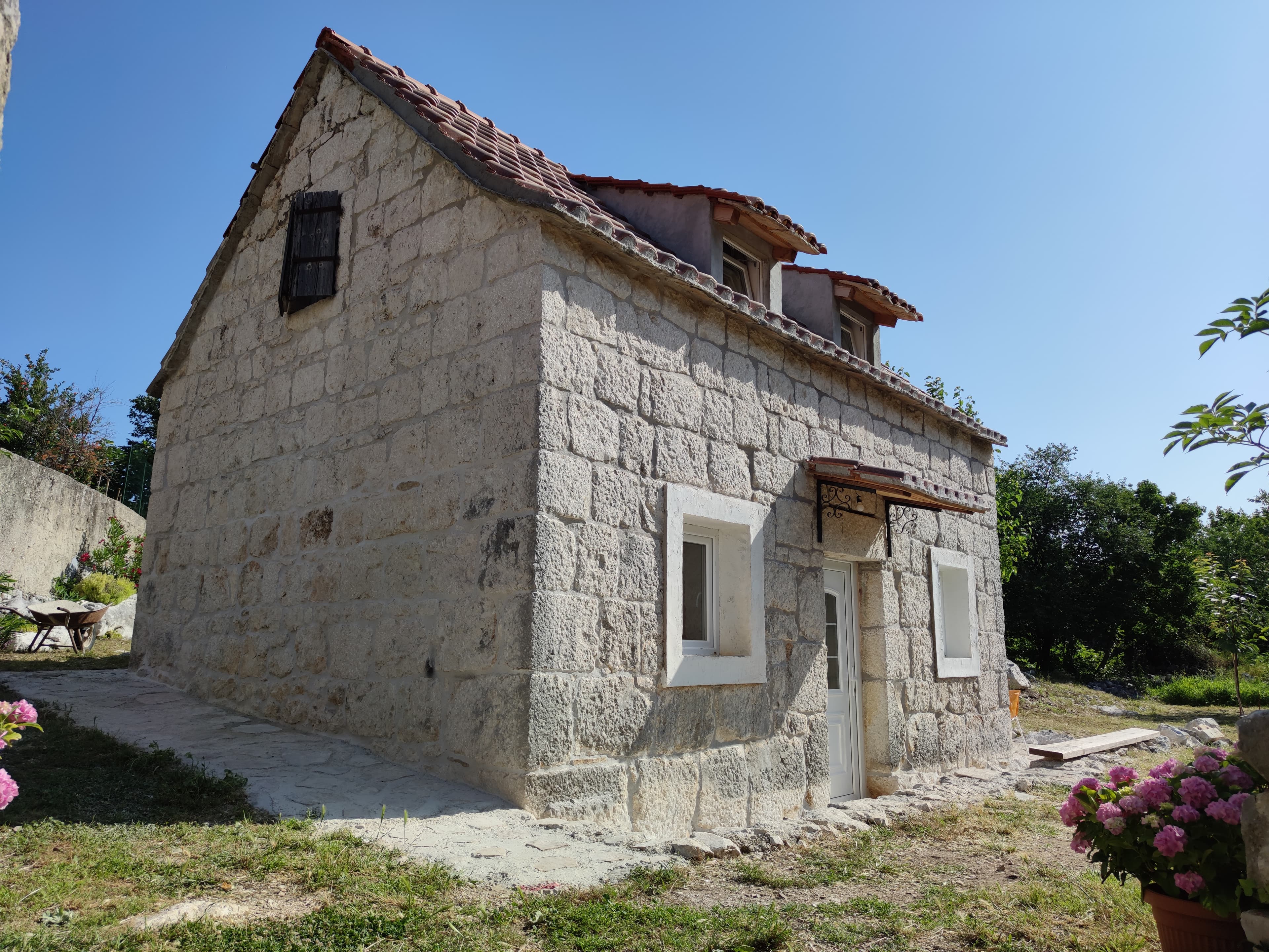 Stone house detail